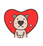 Quokka and little partner（個別スタンプ：14）