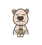 Quokka and little partner（個別スタンプ：24）