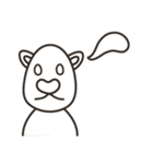 Quokka and little partner（個別スタンプ：34）