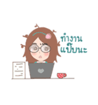 Nutty with soul mate（個別スタンプ：37）