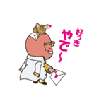 ボウズ社長と愉快な仲間たち（個別スタンプ：4）