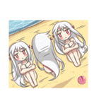 Lily ＆ Marigold (Summer Beach Vacation)（個別スタンプ：19）