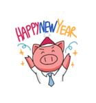 Aood Investor : Happy New Year（個別スタンプ：1）