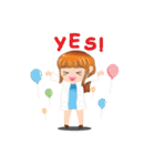 S.sci by.yume（個別スタンプ：4）