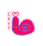 My snail（個別スタンプ：3）
