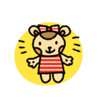 ボーダーぐま（個別スタンプ：1）