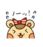 ボーダーぐま（個別スタンプ：3）