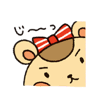 ボーダーぐま（個別スタンプ：13）