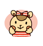 ボーダーぐま（個別スタンプ：19）