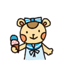 ボーダーぐま（個別スタンプ：24）