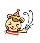 ボーダーぐま（個別スタンプ：38）