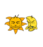 太陽と月の良いパートナー（個別スタンプ：9）