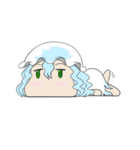 クラゲちゃんとキイロ（個別スタンプ：3）