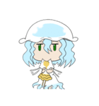 クラゲちゃんとキイロ（個別スタンプ：9）