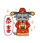 CatRabbit: CNY Red Fire Monkey（個別スタンプ：4）