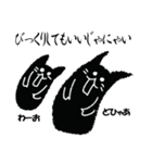 黒猫がお返事します 4。（個別スタンプ：34）