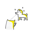 M the dog and yellow light（個別スタンプ：13）