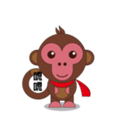 Naughty Luckily Monkey（個別スタンプ：1）