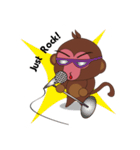 Naughty Luckily Monkey（個別スタンプ：6）