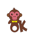 Naughty Luckily Monkey（個別スタンプ：23）