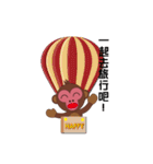 Naughty Luckily Monkey（個別スタンプ：26）
