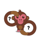 Naughty Luckily Monkey（個別スタンプ：28）