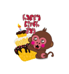 Naughty Luckily Monkey（個別スタンプ：31）