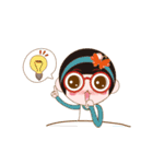 Cute girl Yuan Yuan（個別スタンプ：18）