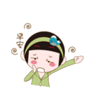 Cute girl Yuan Yuan（個別スタンプ：32）