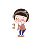 Cute girl Yuan Yuan（個別スタンプ：35）