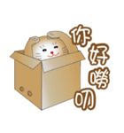 かわいい猫の運勢-3（個別スタンプ：37）