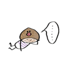 Full lips chestnut（個別スタンプ：6）