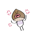 Full lips chestnut（個別スタンプ：23）