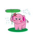 Pinkky Elephant（個別スタンプ：27）