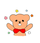 蝶ネクタイのクマさん（個別スタンプ：9）