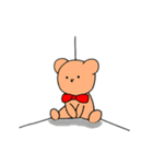 蝶ネクタイのクマさん（個別スタンプ：20）