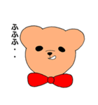 蝶ネクタイのクマさん（個別スタンプ：28）
