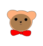 蝶ネクタイのクマさん（個別スタンプ：29）
