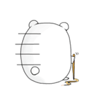 毎日使える★ぽちゃクマの気持ち（個別スタンプ：22）