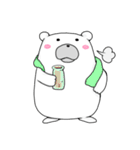 毎日使える★ぽちゃクマの気持ち（個別スタンプ：28）