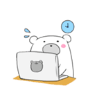 毎日使える★ぽちゃクマの気持ち（個別スタンプ：37）