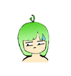 Girls just look ah（個別スタンプ：35）