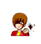スマホゲームをする人（個別スタンプ：9）