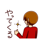 スマホゲームをする人（個別スタンプ：18）
