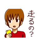スマホゲームをする人（個別スタンプ：34）