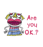 somsri monster (ver.english)（個別スタンプ：12）