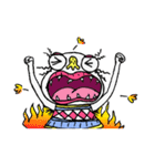 somsri monster (ver.english)（個別スタンプ：16）