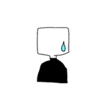 しかくい君（個別スタンプ：3）