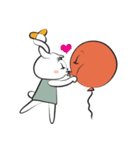lovely rabbit pop！ pop！（個別スタンプ：33）