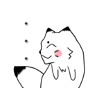 ネコじゃないホッキョクギツネ（個別スタンプ：5）
